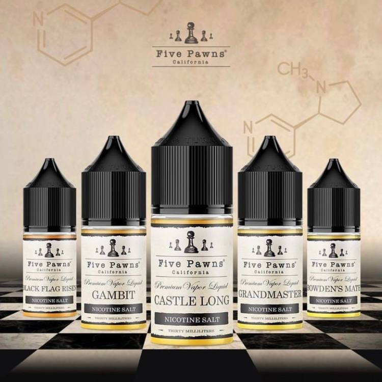 美國 Five Pawns 五子棋小煙油 California E-Liquid 30ML